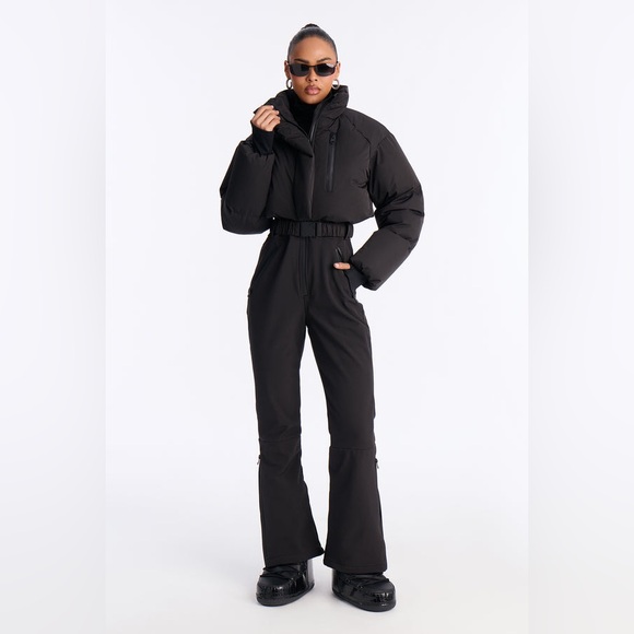 Snow Play Ski Jumpsuit - Black - Picture 6 of 8